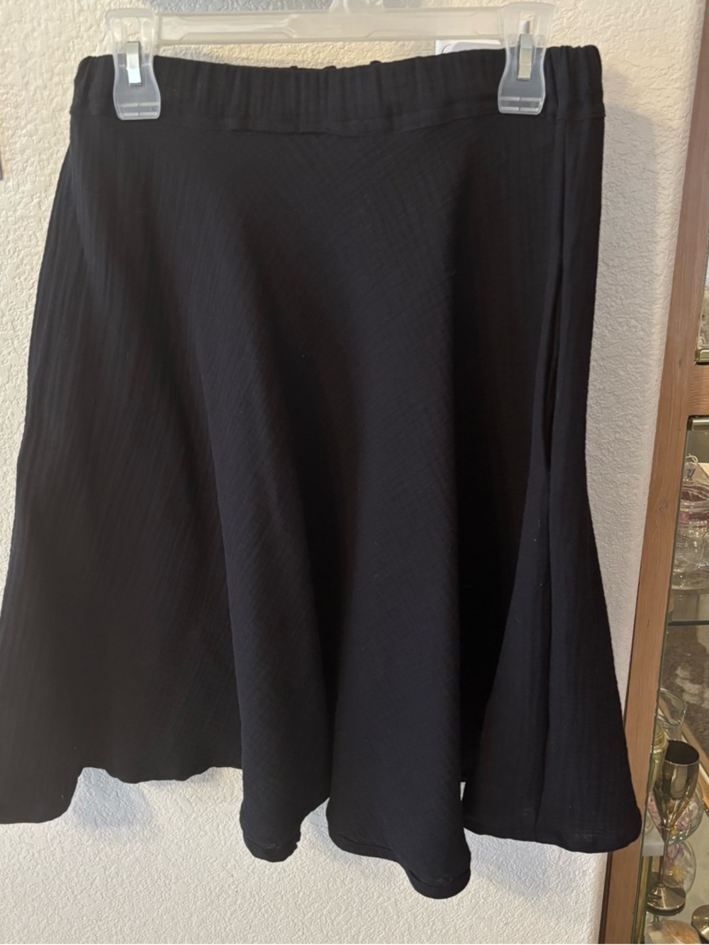 Classic Black midi Women's Skirt